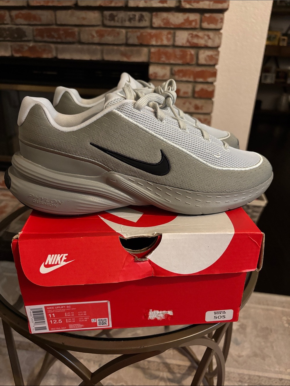 Men’s Nike Uplift SC Walking Jogging Shoes IB2765-007 Grey Silver [Select Size]